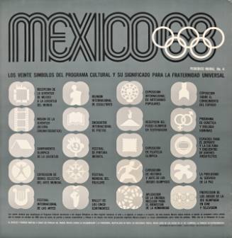 Mexico 68 Programa Cultural de la XIX Olimpiada Simbolos