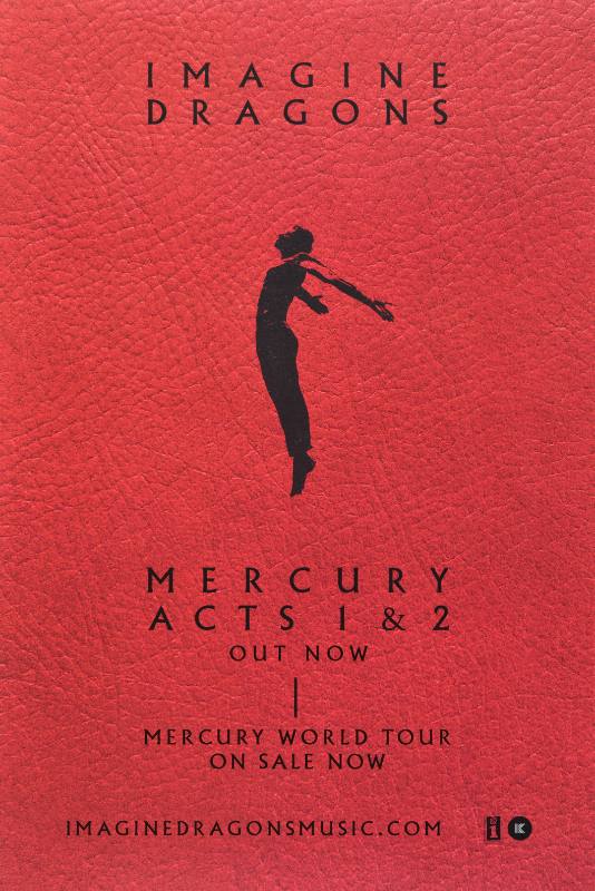 A poster of a black silhouette of a figure flying on a red background