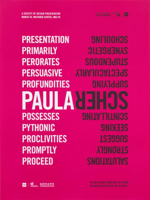 A Society of Design Presentation/Paula Scher