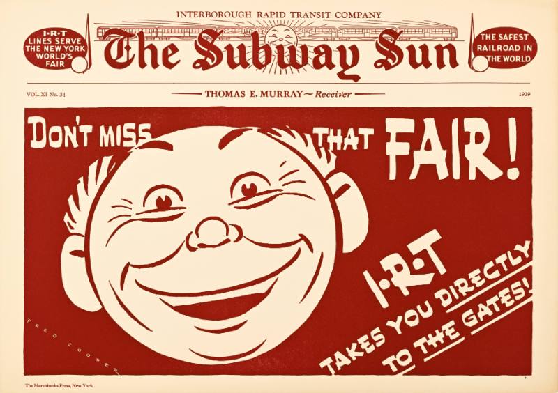 A poster of a man's face on a red background with text over it