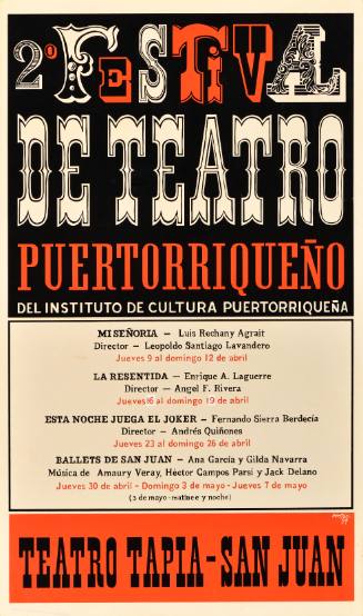 2o Festival de Teatro Puertorriqueño