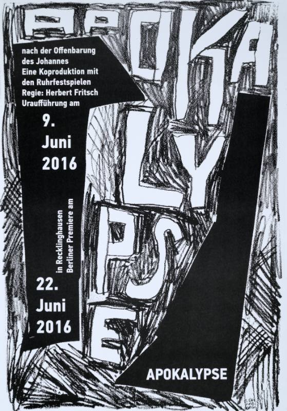 A text based poster in black and white sketchy block letters.