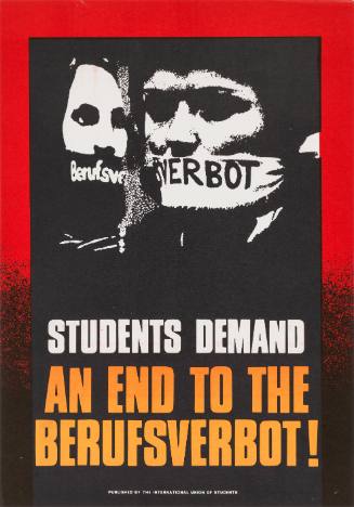 Students Demand an End to the Berufsverbot!