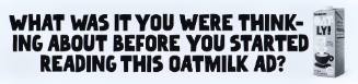 Oatly/What Was It You Were Thinking About