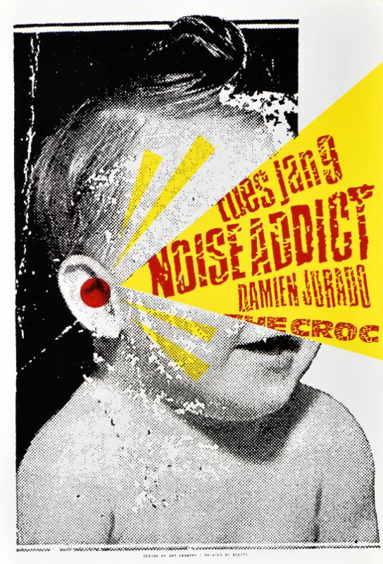 A poster of a baby with text covering its face