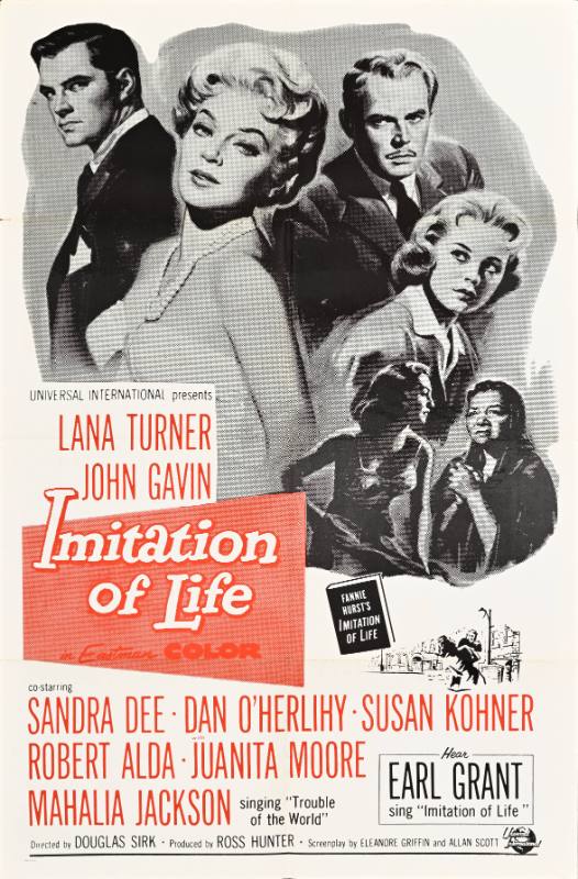 A poster of various men and women with light skin looking confused and serious