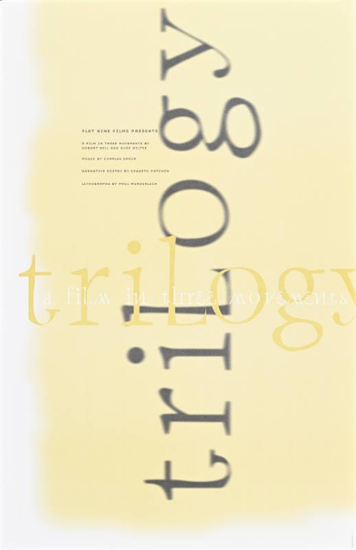 A text based poster on a fuzzy beige background