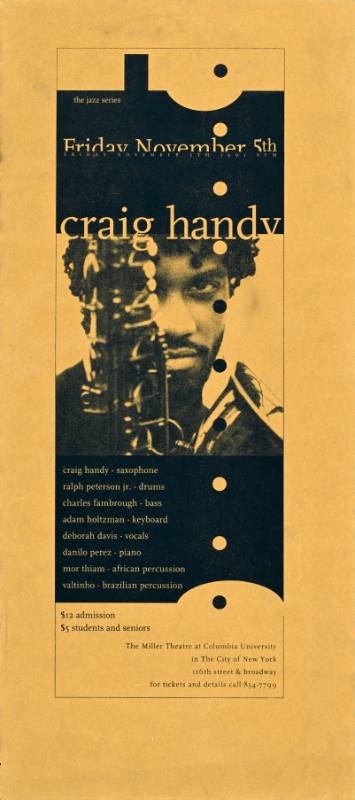 A poster of a Black man printed in black on a yellow background