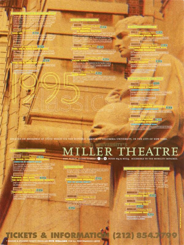 A poster of a stone sculpture of a man against a wall