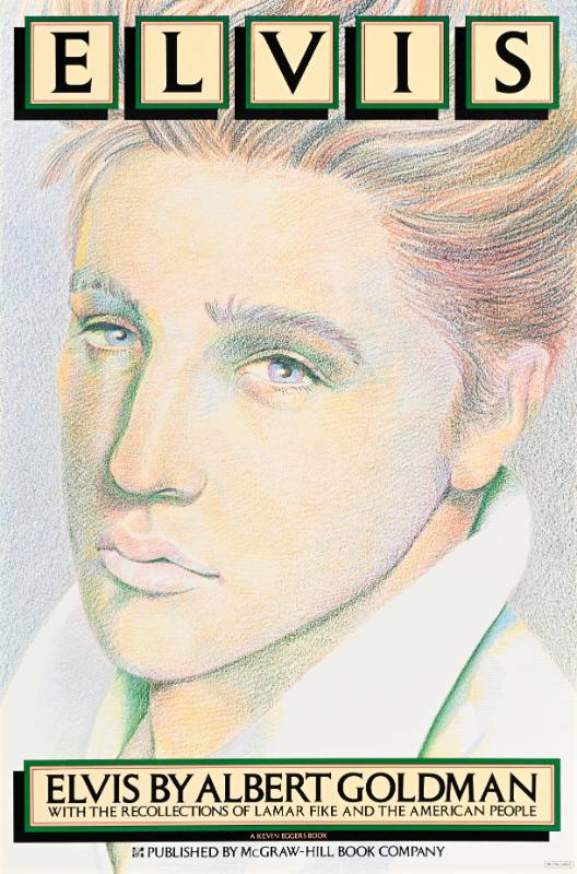 A poster of a white man's face made out of sketchy pencil lines