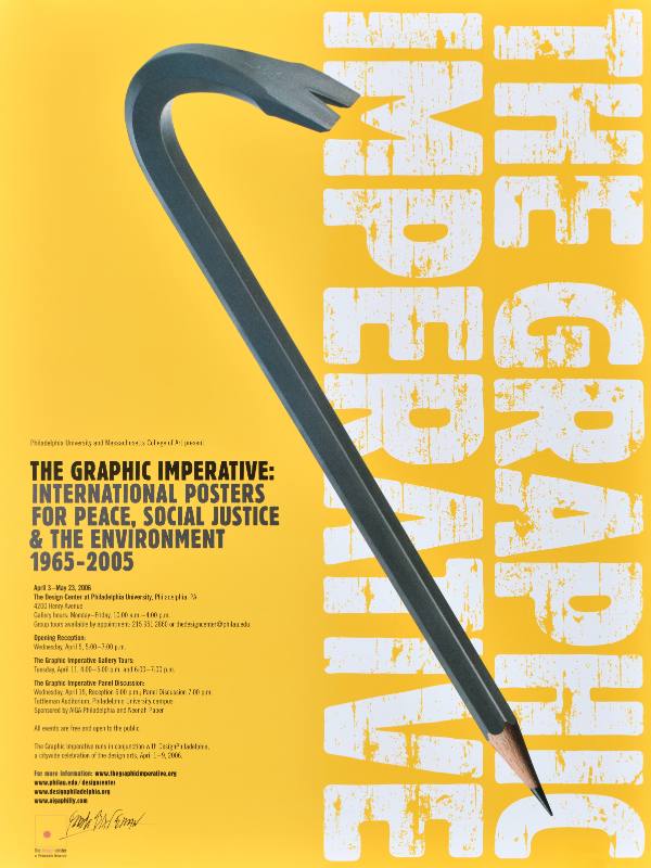 A poster of a crowbar that turns into a pencil