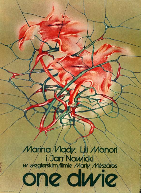 A poster of a complex anatomical knot of veins on a green background