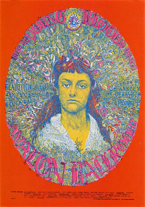 A poster of a girls face