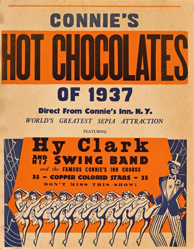 A poster of Black dancers in a line