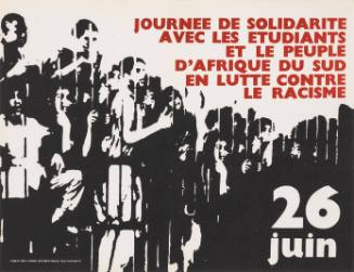 Journee de Solidarite avec les Etudiants et le Peuple d'Afrique du Sud en Lutte Contre le Racisme