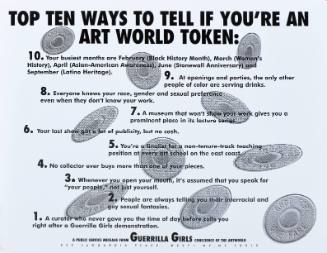 Top Ten Ways to Tell If You're An Art World Token