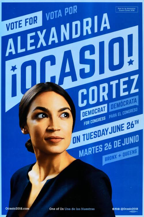 Vote for Alexandria Ocasio Cortez