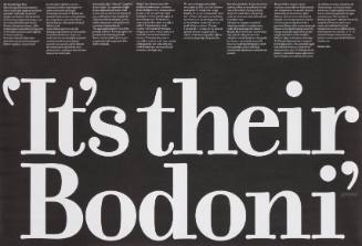 Filosofia/It's Their Bodoni