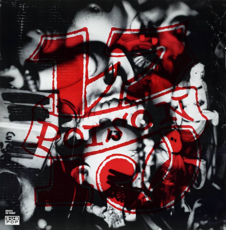 A poster of the number 13 surrounded by shadows.