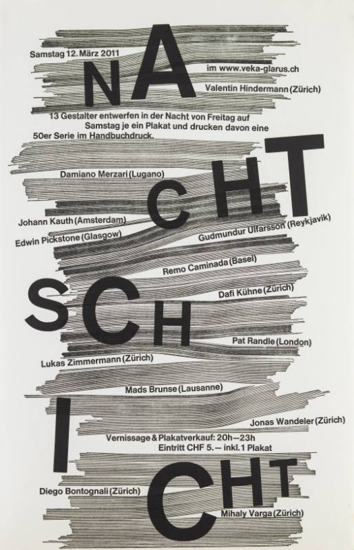 A poster of a lumpy stack of papers with small texts in between and an overlay of a large text.