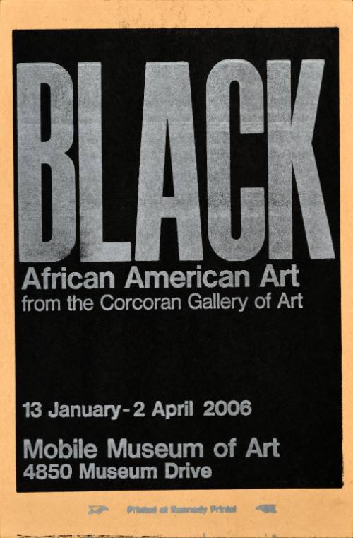 Black: African American Art from the Corcoran Gallery