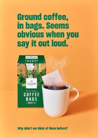 Ground Coffee, In Bags/Seems Obvious When You Say It Out Loud