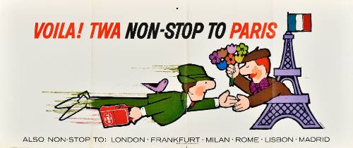 Voila! TWA Non-Stop to Paris