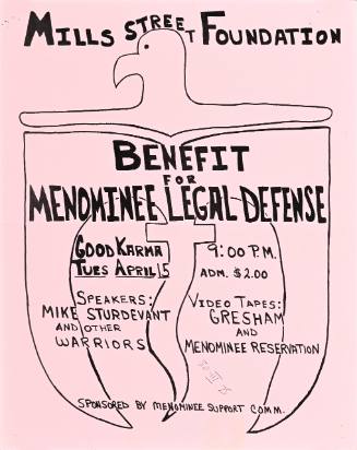 Benefit for Menominee Legal Defense